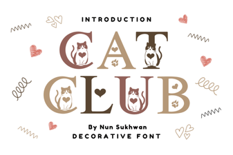 Cat Club Fonts: Creative Typography Projects