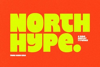 North Hype Font: Creative Design Examples