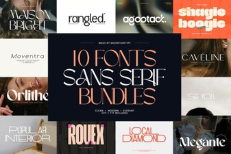 Modern Sans Serif Bundles for Creative Projects
