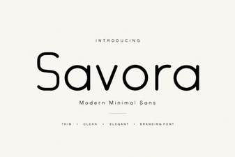 Discover the Creative Savora Font Collection