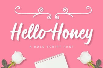 Hello Honey: the Sweetest Font for Creative Projects