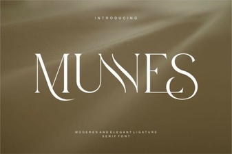 Munnes Font: Modern & Creative Typography Projects