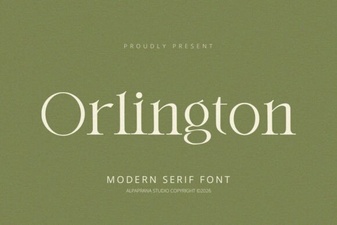 Craft Projects Using Orlington Font