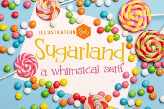 Sugarland Family Font for Creative Projects